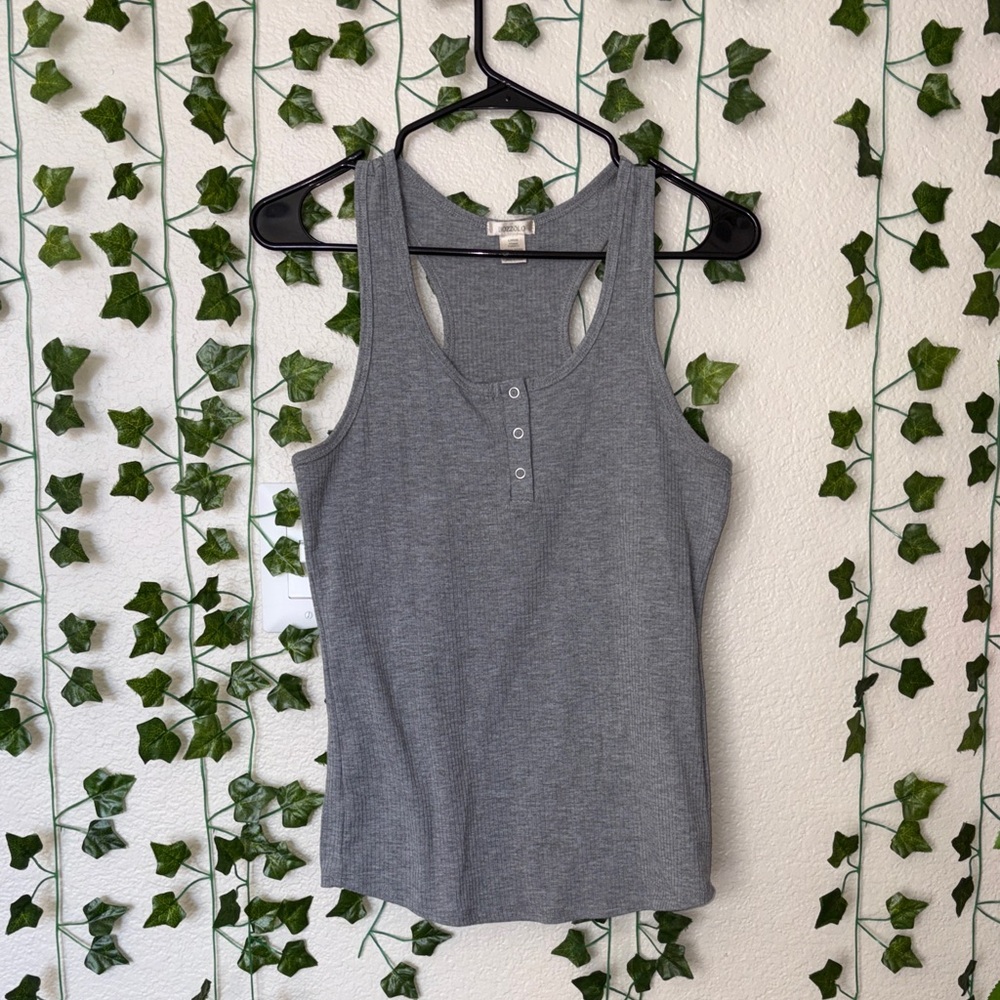 Bozzolo Charcoal Tank Top